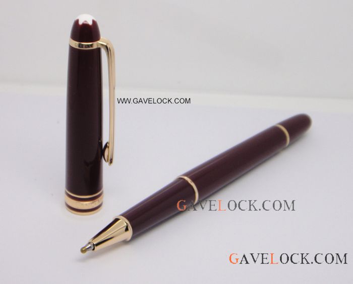 AAA Montblanc Meisterstuck Red Rollerball Pen / Replica Pens